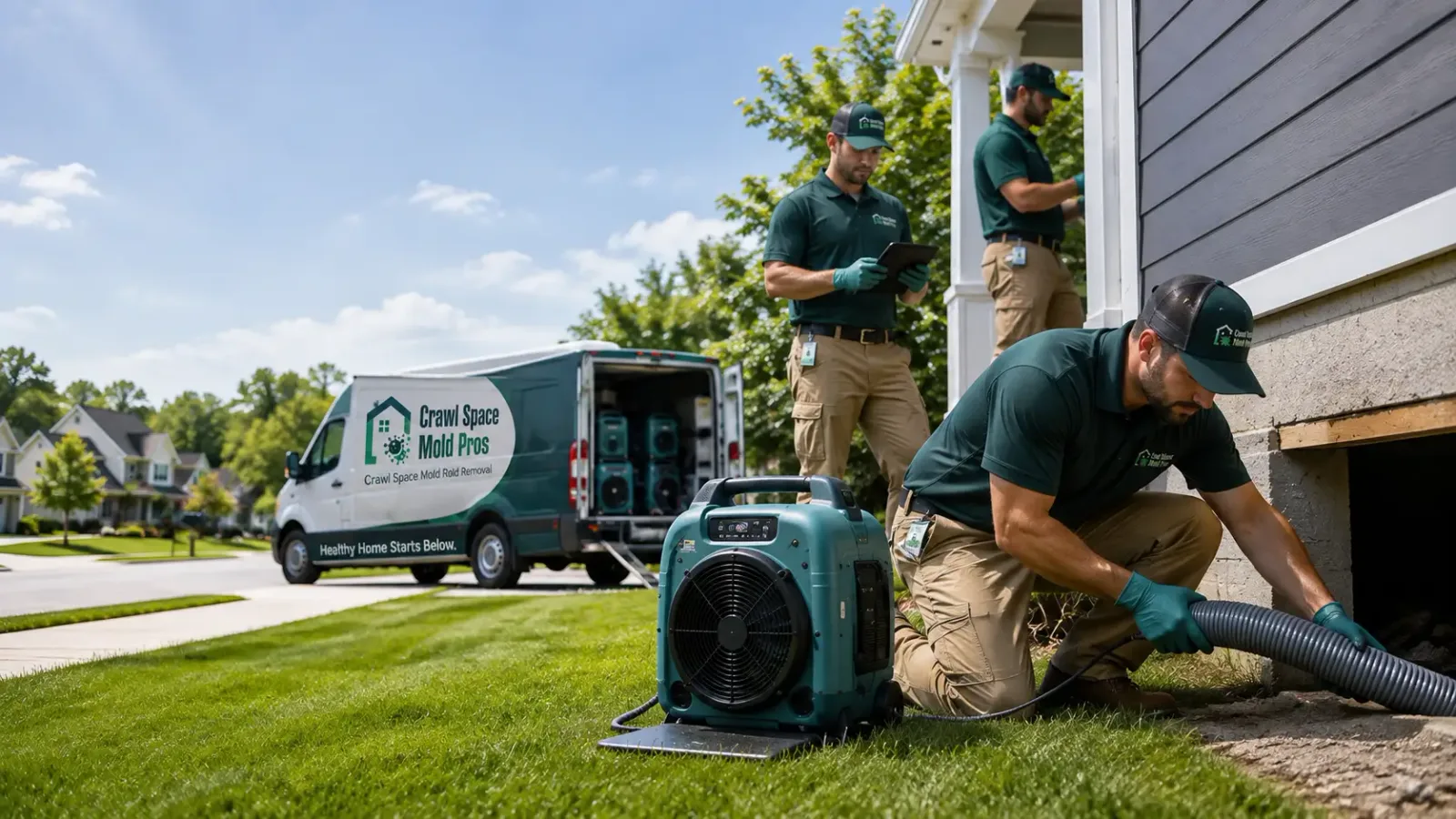 Crawl Space Mold Removal in Riverbank, CA
